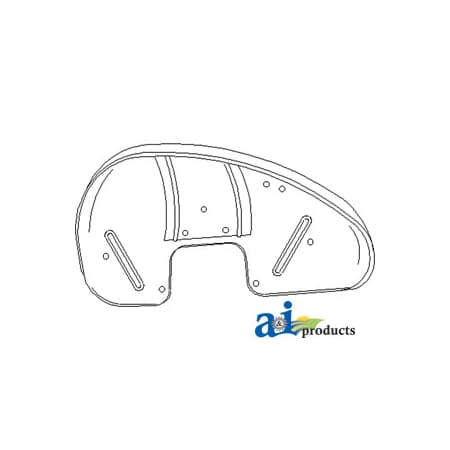 A & I Products Fender (LH) 41" x22" x6" A-70224935